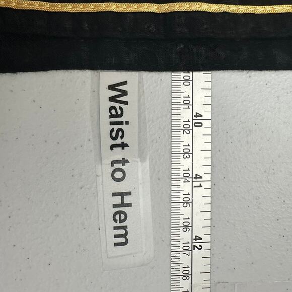 Meetu Magic The Afrian Scene Womens Pullon Skirt One Size Embroidered Drawstring - Picture 6 of 7